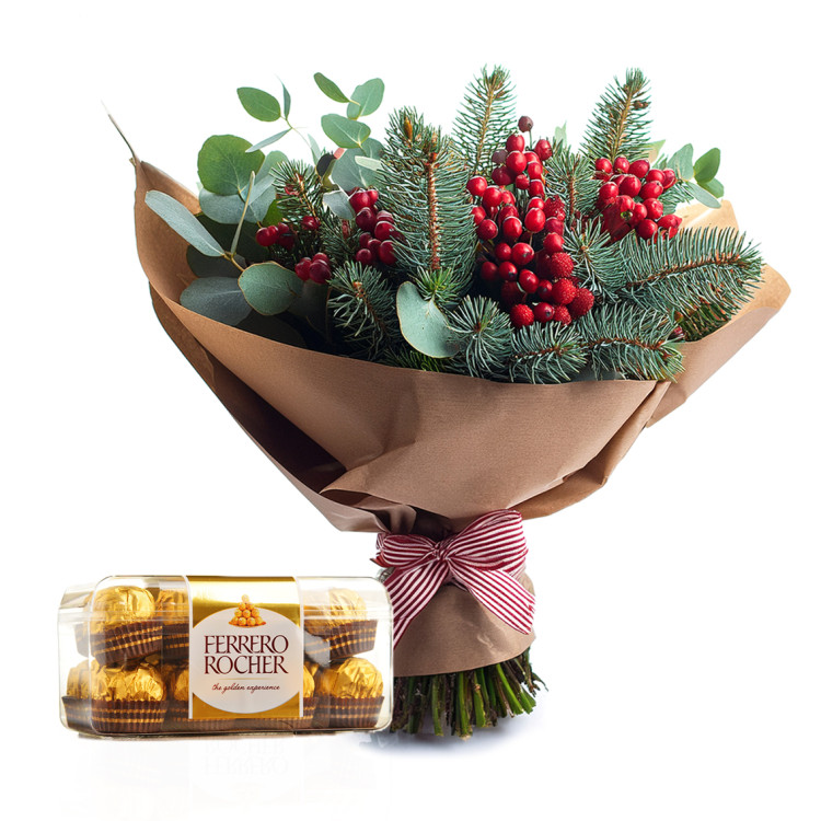 Різдвяний букет з евкаліпта / Eucalyptus Christmas Bouquet 